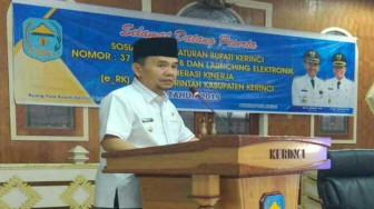 Dibuka Bupati Kerinci, BKPSDM Launching Aplikasi E-RK