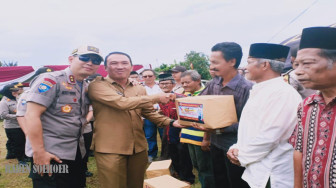 Warga Desa Bajubang Laut Dapat Layanan Pengobatan Gratis