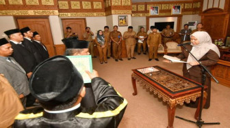 Puluhan Pejabat Eselon III dan IV Muaro Jambi Dilantik
