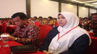 Masnah Busro Hadiri Rakornas Pemilu di Batam