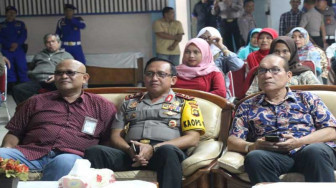 Kapolda Pantau Nonton Bareng Debat Cawapres