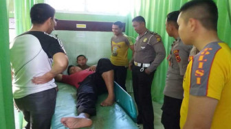 Takut Ditilang, Polisi Ditabrak
