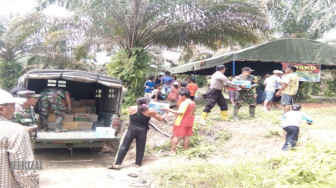 Kodim 0420/ Sarko Dirikan Tenda Pengungsian