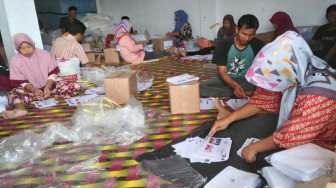 KPU Merangin Temukan Puluhan Ribu Surat Suara Rusak