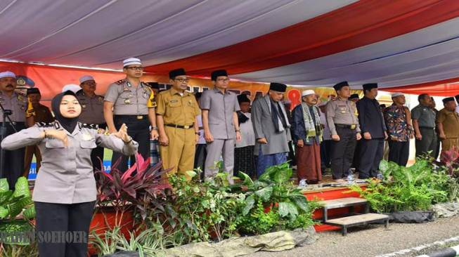 Sekda Hadiri Tabligh Akbar Polres Batanghari