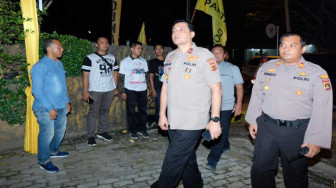 Wakapolda Tinjau Nobar Cawapres di Kantor Golkar