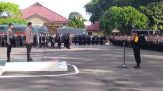 Kapolda Pimpin Apel Pergeseran Personel
