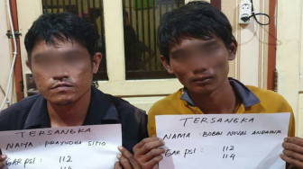 Polisi Cokok Dua Orang Pengguna Sabu