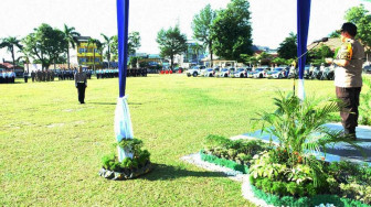 Kapolda Pimpin Apel Gelar Pasukan OMKKS
