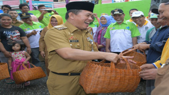 Masyarakat Merangin Diajak Menggunakan Kantong Non Pelastik