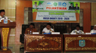 Keberadaan Pengurus DPD AGPAII Merangin Dikukuhkan