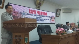 Bupati Batanghari Sampaikan Nota Pengantar LKPJ TA 2018
