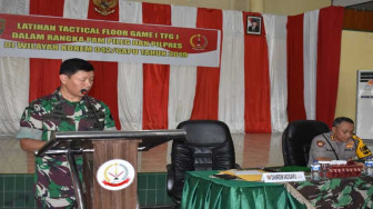 Jelang Pemilu 2019, TNI Gelar Tactical Floor Game