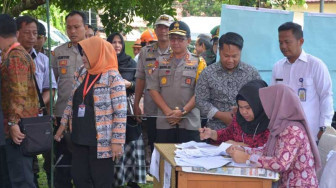 Kapolda Jambi Pantau Pemungutan Suara