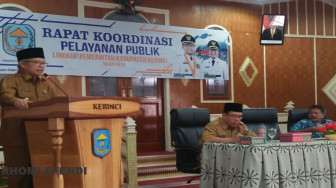 Pemkab Kerinci Selenggarakan Rakor Pelayanan Publik