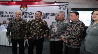 Kunjungi KPU, DPD RI : Tak Ada Alasan Hentikan Situng