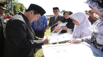Wako AJB Pimpin Peringatan Hardiknas 2019