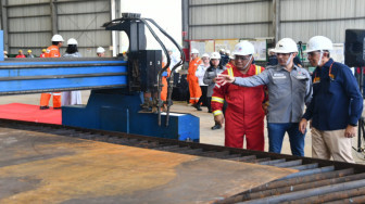Akselerasi First Steel Cut Proyek Merakes, Jamin Suplai Gas Nasional