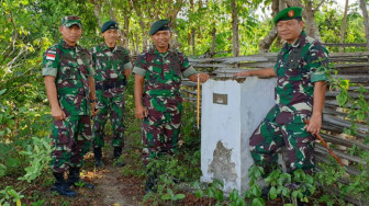 Danrem 042/Gapu Tinjau Pos Sektor Barat Perbatasan RI-Timor Leste