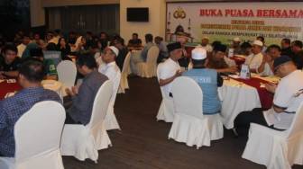Pererat Silaturahmi Ditreskrimum Polda Jambi Buka Bersama Insan Pers