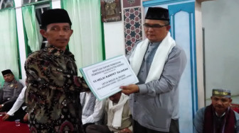 Safari Ramadan Kabupaten Kerinci, Sambangi Mesjid Al-Madani Desa Sandaran Agung