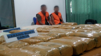 Dapat Upah Rp 60 Juta Oknum TNI  Ditangkap jadi Kurir Ganja