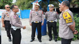 Pospam dan Posyan Mendapat Kunjungan dari Ditlantas Polda Jambi