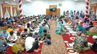 ‘Pasukan Orange’ Dijamu Buka Puasa Bersama