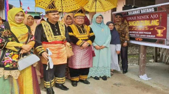 Bupati dan Wabup Kerinci Dianugerahi Gelar Sko dari Tigo Lurah Semurup