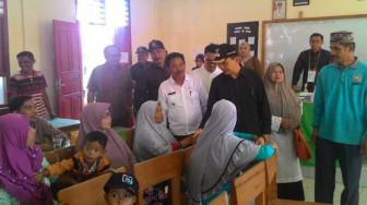Bupati Pantau Proses Pemungutan Suara Pemilu 2019