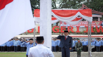 Pemudik PNS Ikut Upacara Hari Lahir Pancasila 2019