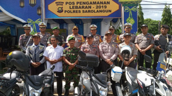 Dirlantas Polda Jambi, Tinjau Pospam dan Posyan di Perbatasan Jambi-Sumsel
