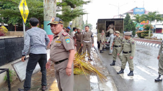 Pasca Idul Fitri, Pol PP Kembali Tertibkan Pedagang Kaki Lima