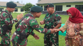 Memupuk Rasa Kebersamaan dan Jiwa Korsa, Yonif Raider 142/KJ Gelar Halal Bihalal