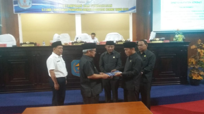 DPRD Kerinci Mengesahkan Lima Ranperda Kabupaten Kerinci