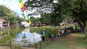 Puluhan  Mancing Mania Meriahkan Lomba Mancing Polsek Bangko