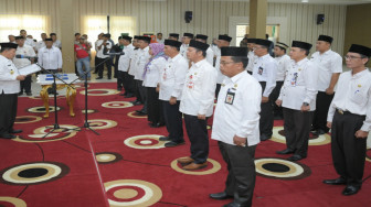 Bupati Al Haris Lantik 14 Pejabat Lingkup Pemkab Merangin