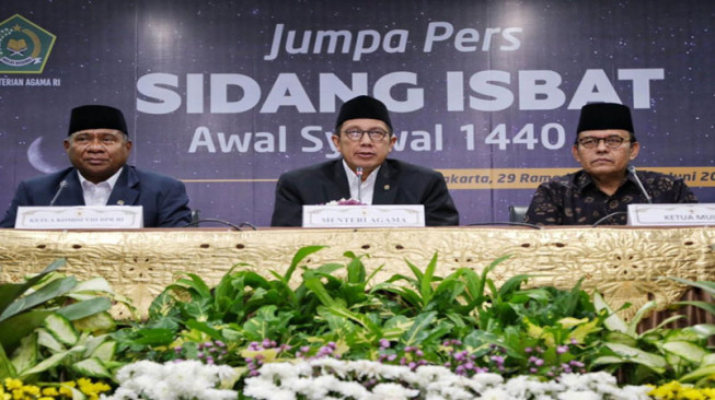 Pemerintah Tetapkan 1 Syawal Jatuh 5 Juni 2019