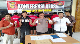 Lagi, Polres Kerinci Cokok Pengedar Narkoba