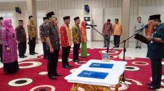 Wabup Lantik Puluhan Pejabat Dinkes dan RSD Bangko