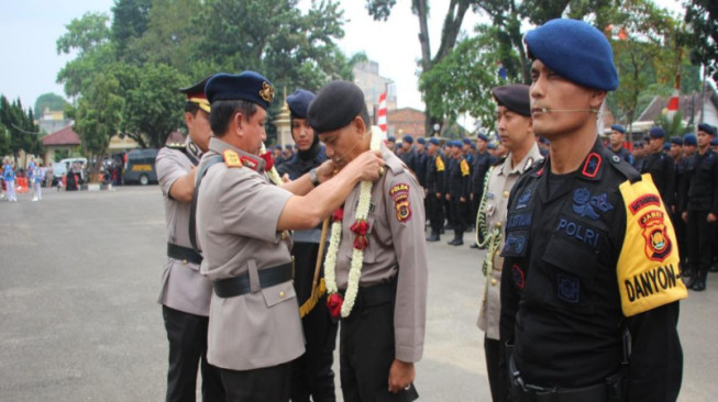 Kapolda Sambut Kepulangan Personil Sat Brimob dan Dit Sabhara BKO