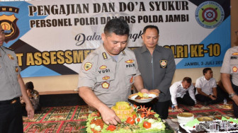 Polda Jambi Gelar Pengajian, Syukuran dan Doa Bersama