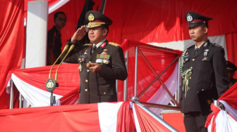Polda Jambi Gelar Upacara HUT Bhayangkara ke 73