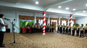 Bupati Lepas Pramuka Merangin Ikuti Temu Lomba