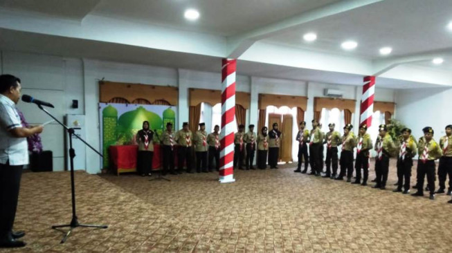 Bupati Lepas Pramuka Merangin Ikuti Temu Lomba