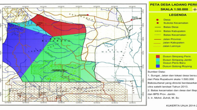 Mengenal Desa Ladang Peris, Lokasi TMMD 105 Kodim 0415/BTH