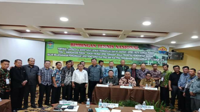 DPRD Sungai Penuh Bimtek Pengawasan LKPD, Penetapan KUA PPAS dan KUA PPAS Perubahan