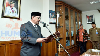 Sekda : Pejabat yang Baru Dilantik, Harus Bisa Tingkatkan Kinerja Pemprov