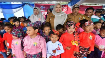 Hari Anak Nasional di Sungai Bahar Dihadiri Bupati