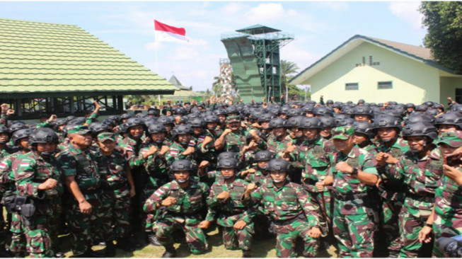 Satgas Pamtas Yonif R 142 Diberangkatkan 13 Agustus